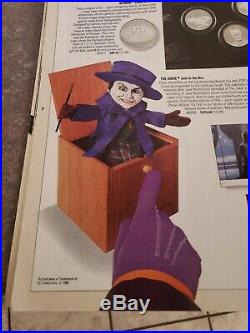 Rare Warner Bros Ltd Ed 80s Joker Exclusive Batman Puppet Figure