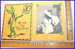 Rare Warner Bros My Visit with Bugs Bunny & Photo 1950 Vintage Ephemera Rare Warner Bros My Visit with Bugs Bunny & Photo 1950 Vintage Ephemera