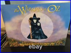 Rare Warner Bros Studio Wizard Of Oz Wicked Witch Collector Cookie Jar In Box