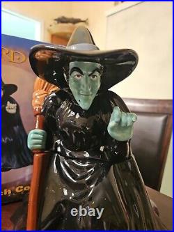 Rare Warner Bros Studio Wizard Of Oz Wicked Witch Collector Cookie Jar In Box