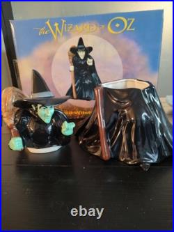 Rare Warner Bros Studio Wizard Of Oz Wicked Witch Collector Cookie Jar In Box