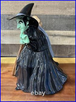 Rare Warner Bros Studio Wizard Of Oz Wicked Witch Collector Cookie Jar In Box