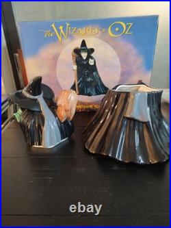 Rare Warner Bros Studio Wizard Of Oz Wicked Witch Collector Cookie Jar In Box