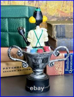 Rare Warner Bros. Studios Daffy Duck World's Best Card Shark Figurine Statue