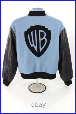 Rare Warner Bros. Tour Varsity Jacket Michael Jordan #23 Medium Blue Space Jam