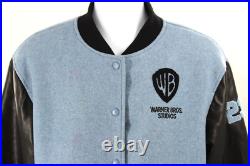 Rare Warner Bros. Tour Varsity Jacket Michael Jordan #23 Medium Blue Space Jam