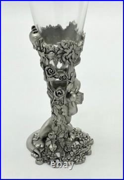 Rare Warner Bros Tweety & Sylvester Toasting Flutes 1996 LE 30/1000 Pewter Rare Warner Bros Tweety & Sylvester Toasting Flutes 1996 LE 30/1000 Pewter