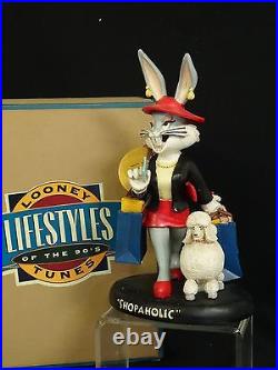 Rare Warner Brothers 1994 Honey Bunny Shopaholics Figurine