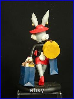 Rare Warner Brothers 1994 Honey Bunny Shopaholics Figurine