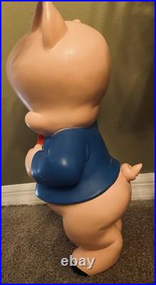 Rare Warner Brothers 20 Porky Pig Resin Statue Rare Warner Brothers 20 Porky Pig Resin Statue
