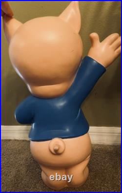 Rare Warner Brothers 20 Porky Pig Resin Statue Rare Warner Brothers 20 Porky Pig Resin Statue