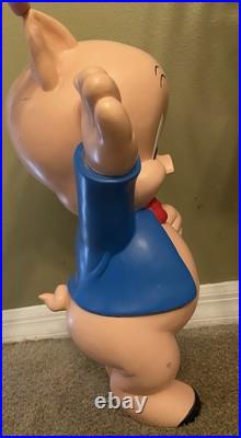 Rare Warner Brothers 20 Porky Pig Resin Statue Rare Warner Brothers 20 Porky Pig Resin Statue