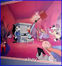 Rare Warner Brothers Carrotblanca Of All The Juice Joints Limited Edition Cel