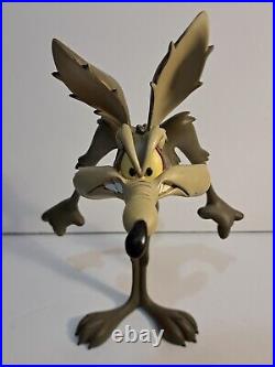 Rare Warner Brothers Looney Tunes Wile E Coyote Figurine Statue