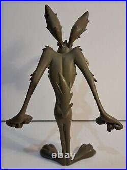 Rare Warner Brothers Looney Tunes Wile E Coyote Figurine Statue