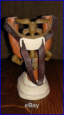 Rare Warner Brothers Wile E Coyote Fossil Watch withSling Shot Stand ONLY 500 MADE