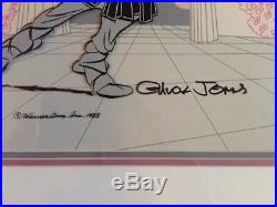 Rare Warner Brothers cel signed by Chuck Jones What's Opera, Doc