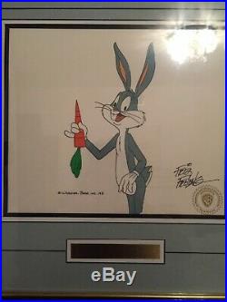 Rare/signed Bugs Bunny Production Art Animation Cel