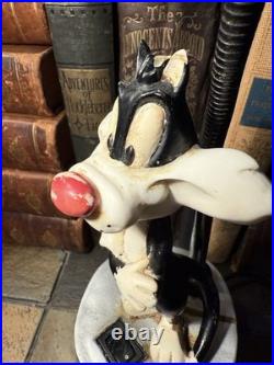 Retired Rare Warner Brothers Casal Sylvester the Cat Bobble Head Desk Lamp Retired Rare Warner Brothers Casal Sylvester the Cat Bobble Head Desk Lamp