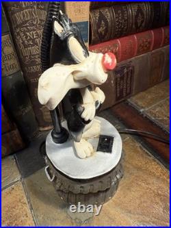 Retired Rare Warner Brothers Casal Sylvester the Cat Bobble Head Desk Lamp Retired Rare Warner Brothers Casal Sylvester the Cat Bobble Head Desk Lamp