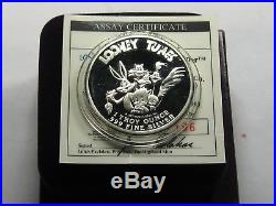 Road Runner Warner Looney Tunes Vintage 999 Silver Coin Box Coa Rare Only 1 Ebay