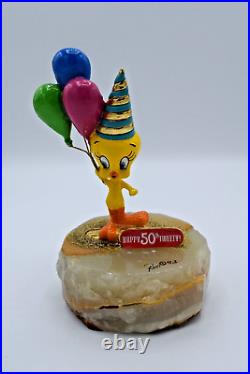 Ron Lee Warner Bros Happy Birthday Tweety 50th Birthday Figurine 777/1200 RARE