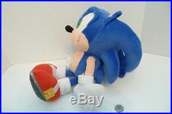 SEGA Sonic 16 Official Japanese Sonic The Hedgehog Plush Figure UFO 1999 RARE
