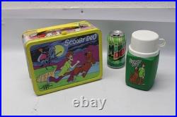 Scooby Doo 1973 King Seeley Vintage Metal Lunchbox and Thermos Rare 1B2