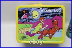 Scooby Doo 1973 King Seeley Vintage Metal Lunchbox and Thermos Rare 1B2