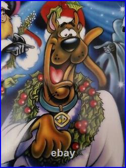 Scooby Doo Christmas Limited Edition Collectors Plate 1998 Warner Bros Rare