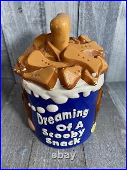 Scooby Doo Dreaming of a Scooby Snack Cookie Jar 1997 WBSS Rare Vintage Rare