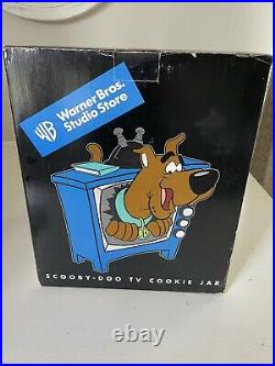Scooby-Doo TV Cookie Jar WithOriginal Box Styrofoam RARE Warner Bros'98 Cartoon