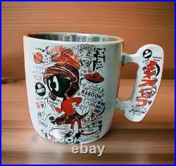 Six Flags Warner Bros Marvin The Martian Graffiti Mug Cup Ultra Rare