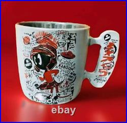 Six Flags Warner Bros Marvin The Martian Graffiti Mug Cup Ultra Rare