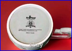 Six Flags Warner Bros Marvin The Martian Graffiti Mug Cup Ultra Rare