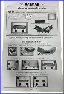 Standee BATMAN BEGINS Rare 4'x6' Warner Bros. Promo Cardboard Banner New in Box Standee BATMAN BEGINS Rare 4'x6' Warner Bros. Promo Cardboard Banner New in Box