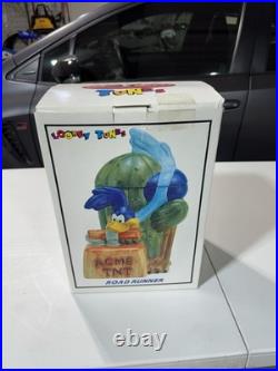 Super Rare Warner Brothers Roadrunner With TNT Cookie Jar