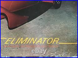 Super Rare! Zz Top 1983 Eliminator Promo Poster Warner Bros 22x36