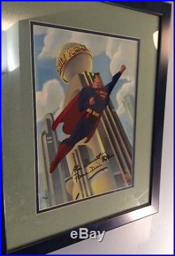 Superman Animation The Man of Steel Cel Warner Brothers DC LIMITED ED RARE OOP