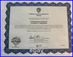 Superman v Doomsday Warner Bros Sericel Ltd Edition Rare
