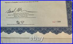 Superman v Doomsday Warner Bros Sericel Ltd Edition Rare