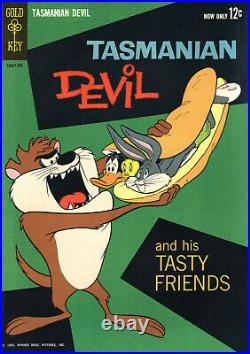 TASMANIAN DEVIL #1 high grade Warner Bros Gold Key TV Comic 1962 NM- RARE
