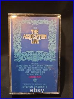 THE ASSOCIATION LIVE Warner Bros Double Play CASSETTE RARE HTF CWJ 1868
