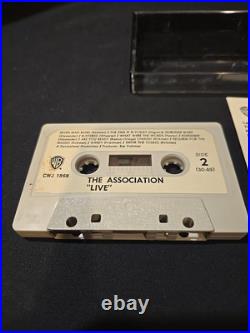 THE ASSOCIATION LIVE Warner Bros Double Play CASSETTE RARE HTF CWJ 1868
