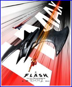 THE FLASH DC 2023 WARNER BROS IMAX BUS SHELTER D/S MOVIE POSTER 48x72 In RARE