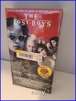 THE LOST BOYS VHS SEALED RARE Warner Bros Vampire Horror Rare Brand New Watermar