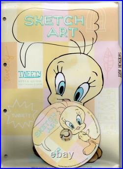 TWEETY, STYLE GUIDE, SKETCH ART, WARNER BROS. VERY RARE, NM WithCD