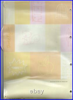 TWEETY, STYLE GUIDE, SKETCH ART, WARNER BROS. VERY RARE, NM WithCD