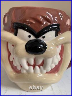 Tasmanian Devil TAZ Coffee Mug 3D Warner Bros Brothers Tazmanian Vintage Rare
