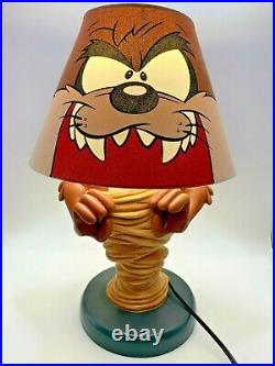 Taz Tasmanian Devil Rare Looney Tunes Warner Bros Vintage 1998 Tabletop Lamp